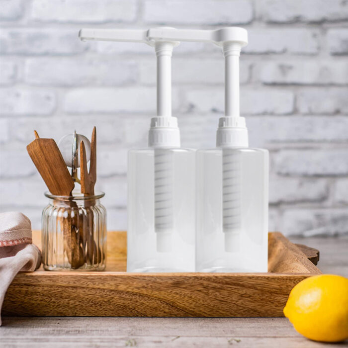 Elegant Class Sauce Salad Ketchup Dispenser Pump with Easy-Pour Spout DP0009 - Image 3