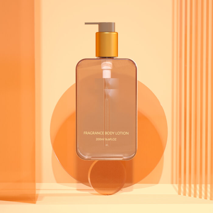 Square Shape PETG Premium Lotion Bottle with Lotion Pump PB0005 - Image 3