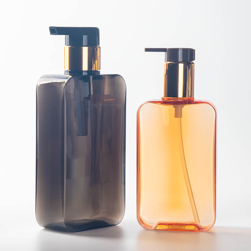 Square Shape PETG Premium Lotion Bottle with Lotion Pump PB0005
