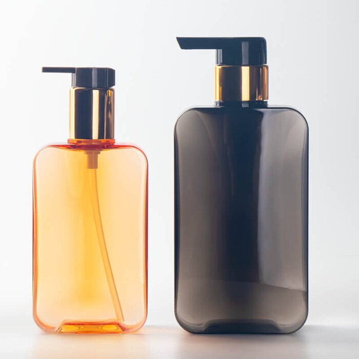 Square Shape PETG Premium Lotion Bottle with Lotion Pump PB0005 - Image 6