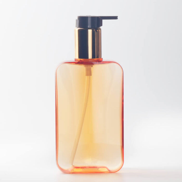 Square Shape PETG Premium Lotion Bottle with Lotion Pump PB0005 - Image 2