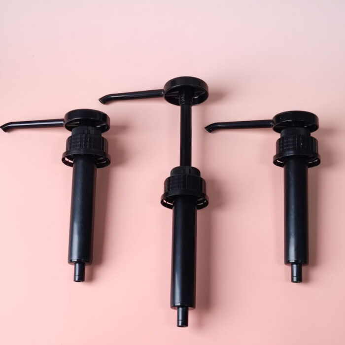 Food Grade Plastic Material Environmental Plastic Syrup Dispenser Pump 43mm With Output 15ml 30ml  for Sauce Coffee Ketchup Milk - Image 3