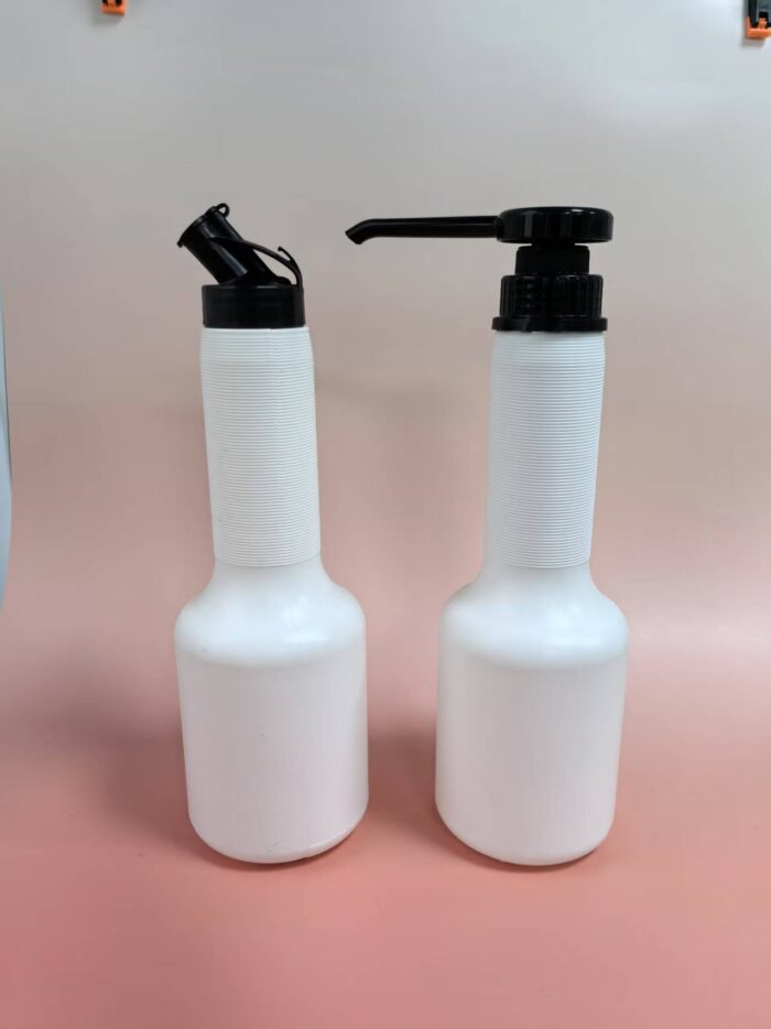 Food Grade Plastic Material Environmental Plastic Syrup Dispenser Pump 43mm With Output 15ml 30ml  for Sauce Coffee Ketchup Milk - Image 2