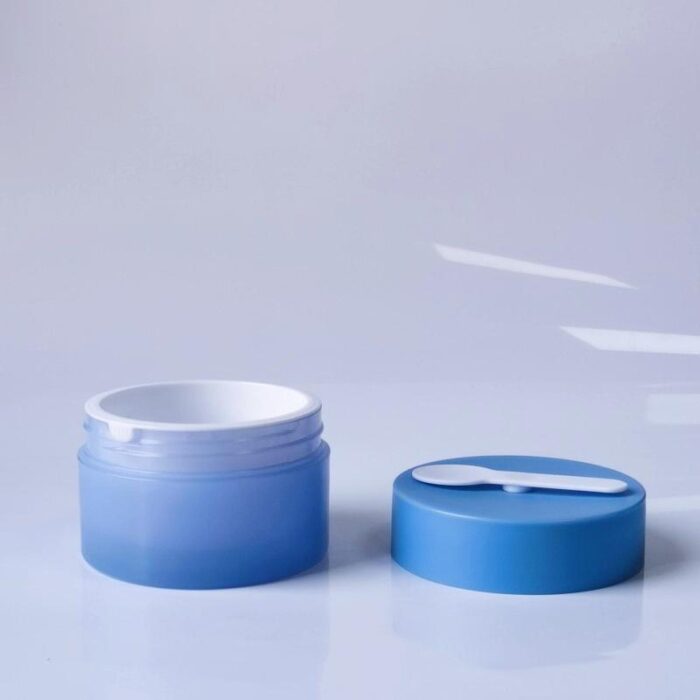 Korean Refillable Plastic Container Body Scrub Jars Face Cream Skincare Packaging Luxury Make up Jar Wide Mouth Skin Care Jar - Image 2