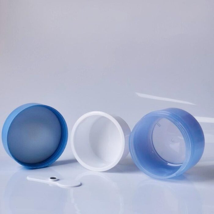 Korean Refillable Plastic Container Body Scrub Jars Face Cream Skincare Packaging Luxury Make up Jar Wide Mouth Skin Care Jar - Image 4
