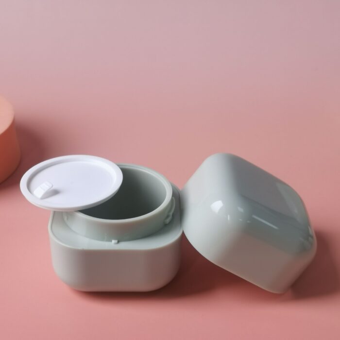 Special Family Set Square Shape Big Mouth Cream Jar Container Free Sample Customized Injection Color Plastic Pot - Image 4