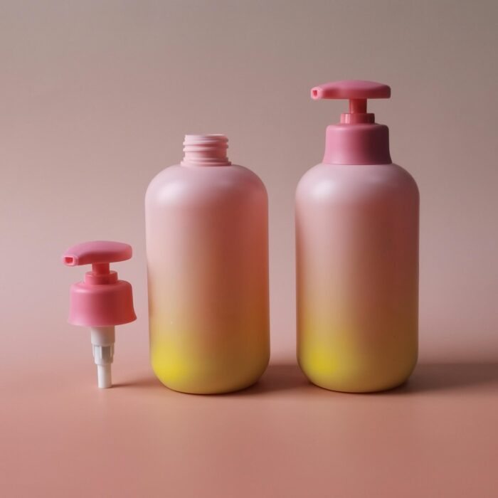 Factory Wholesale Good Price Soft Touch Boston 300ml 500ml Plastic Bottle Shampoo Shower Gel Bottle Hair Conditioner Bottle PB0003 - Image 3