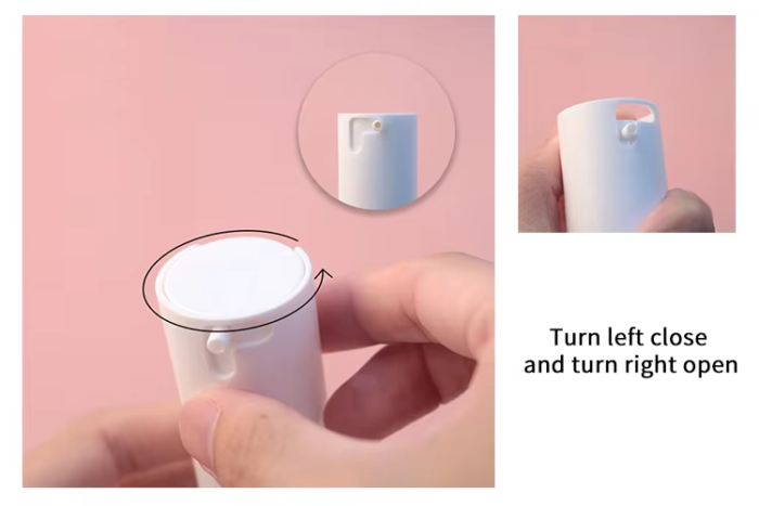Rotating Twist Customizable Airless Pump Bottle AB0030 - Image 3