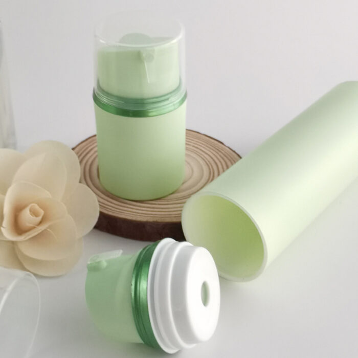 Airless Bottle Ocean Waste PCR Material Airless Pump Bottle - Image 2