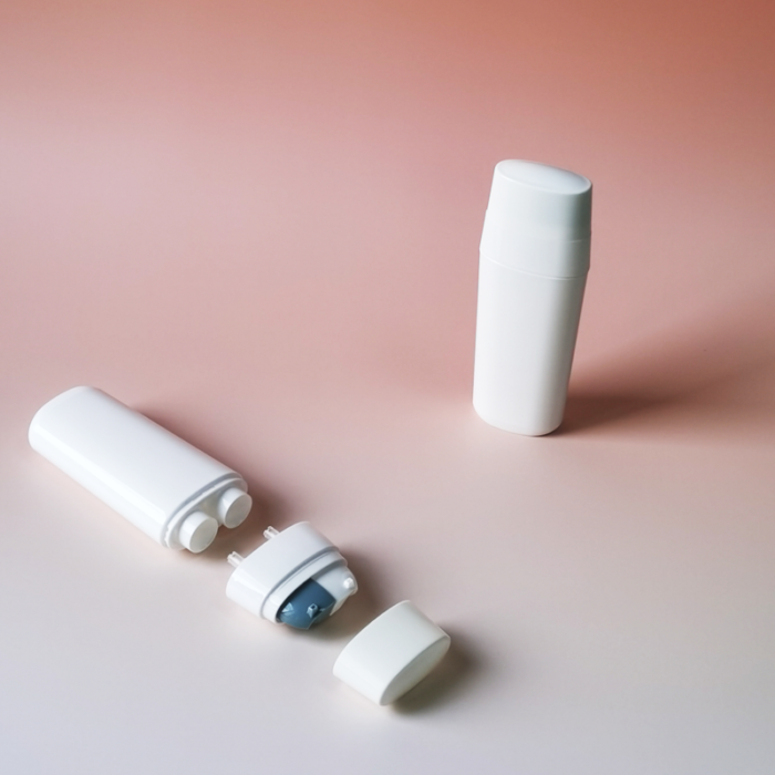Double Tube Double Head Airless Pump Bottle – Perfect for Serums and Lotion AB0049 - Image 6