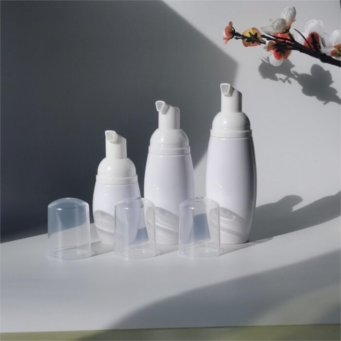 Korean Cosmetics Packaging Feminine Wash 80ml and 40ml Travel Size Foam Pump With Bottle for Hair Care Lashes Care FB0020 - Image 5