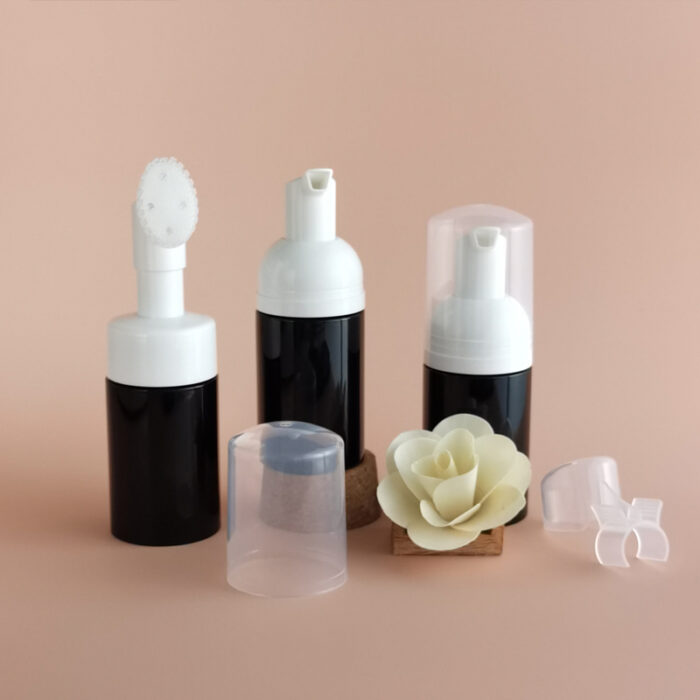 Premium Silicone Brush Foam Pump with Bottle for Skincare and Personal Care Products FP0005 - Image 7