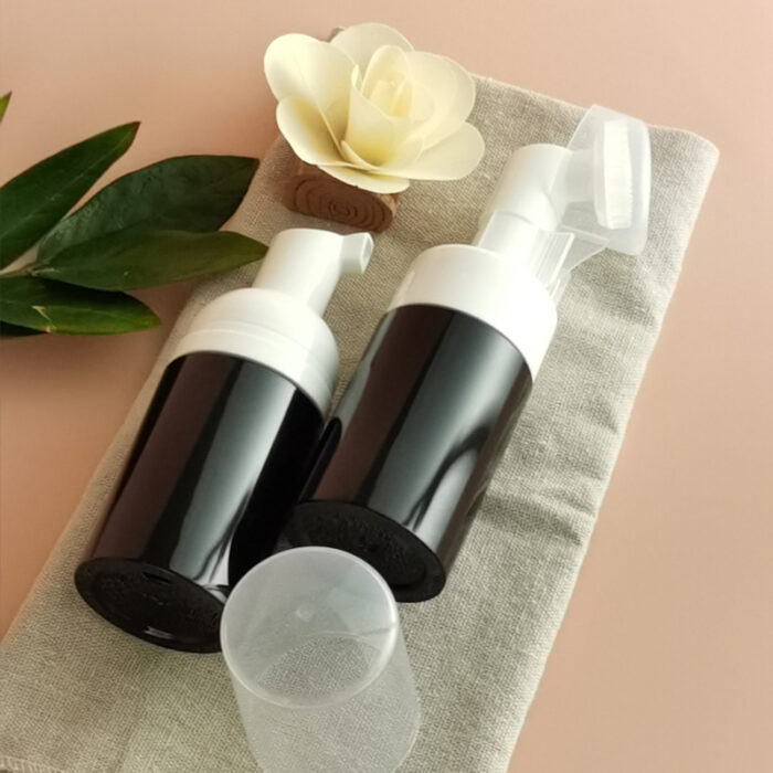 Premium Silicone Brush Foam Pump with Bottle for Skincare and Personal Care Products FP0005 - Image 5