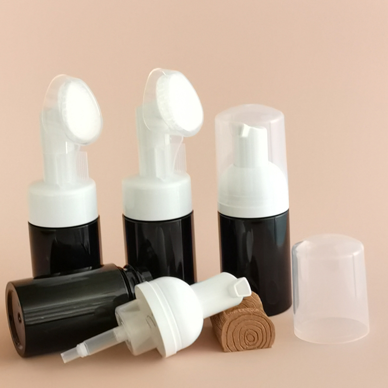 Premium Silicone Brush Foam Pump with Bottle for Skincare and Personal Care Products FP0005