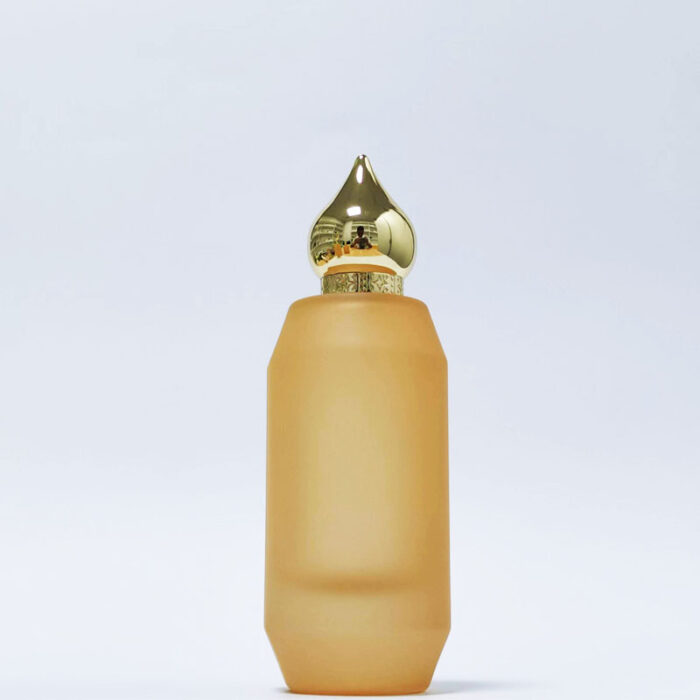 Custom-made Heavy Base Irregular Crimp Mouth 100ml Glass Perfume Spray Bottle GL0020 - Image 4