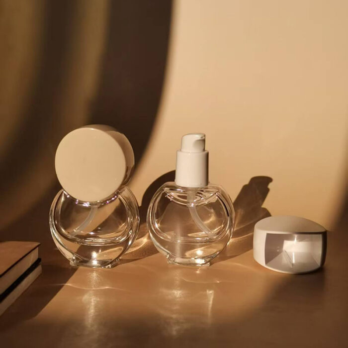 Fashion Round 30ml Luxury Creative Perfume Bottle Irregular Glass Lotion Bottle GS0095 - Image 4