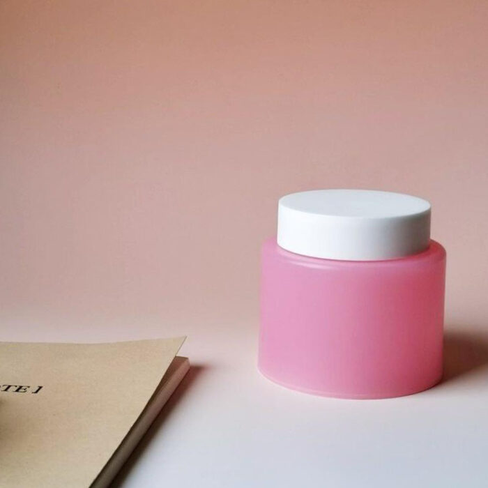 Refillable Flat Shoulder Flat Bottom Shape Skin Care Cream Jar JA0054 - Image 3