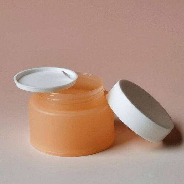 Refillable Flat Shoulder Flat Bottom Shape Skin Care Cream Jar JA0054 - Image 6