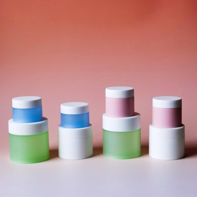 Refillable Wide Mouth Common Straight Shape Skin Care Cream Jar JA0055