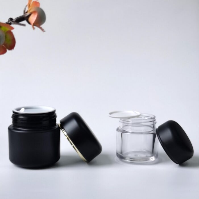 High-Quality Thick Wall PET Plastic Cream Jar JA0066 - Image 2