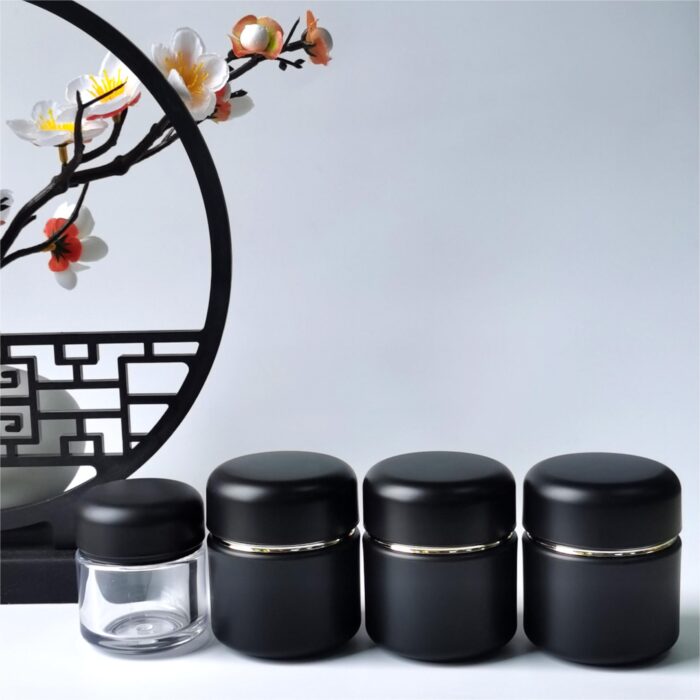 High-Quality Thick Wall PET Plastic Cream Jar JA0066