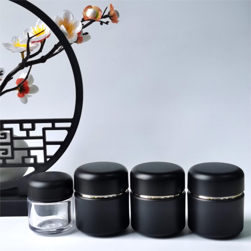 High-Quality Thick Wall PET Plastic Cream Jar JA0066