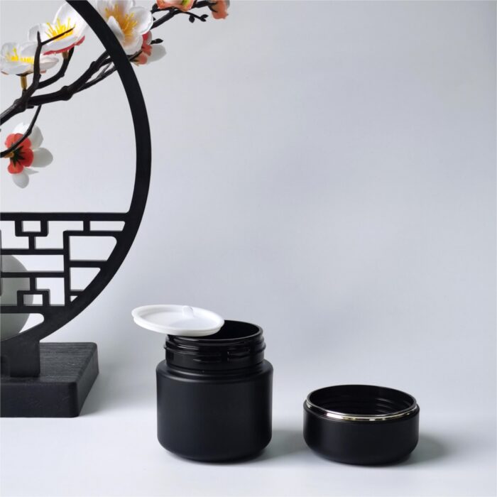 High-Quality Thick Wall PET Plastic Cream Jar JA0066 - Image 7