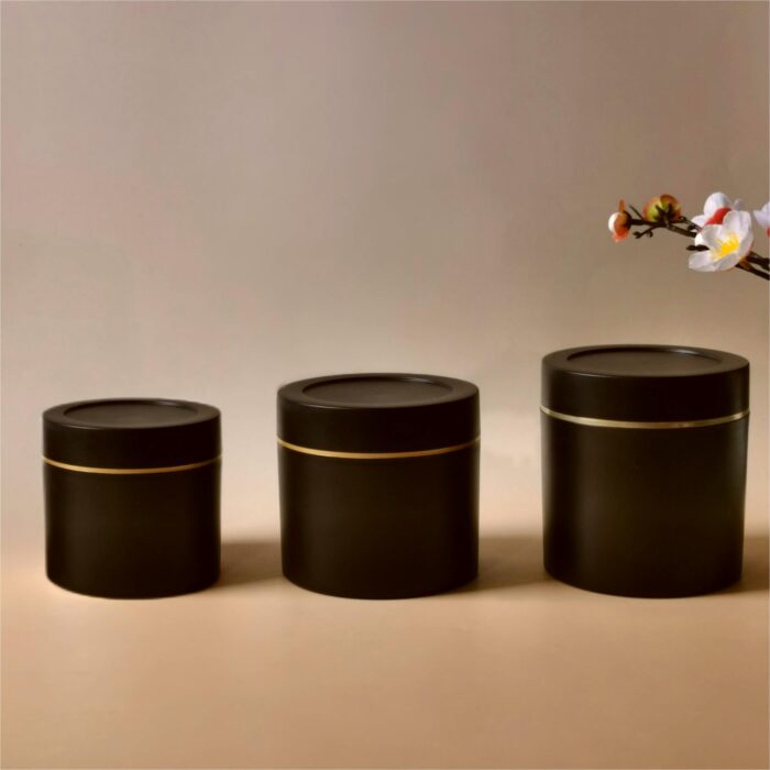 200g 350g 500g Big Size Double Wall PP Plastic Container Natrual Matte Jar For Body Butter Scrub Wax JA0071