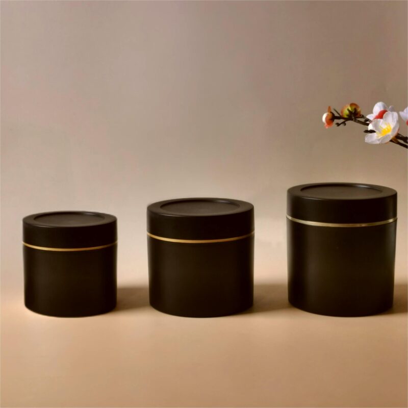 200g 350g 500g Big Size Double Wall PP Plastic Container Natrual Matte Jar For Body Butter Scrub Wax JA0071