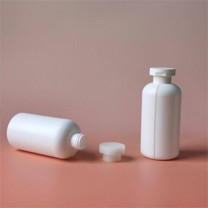 Squeeze Soft Touch With Visible Liquid Level Line Cosmetic Packaging Shower Gel Shampoo Bottle PB0137 - Image 6