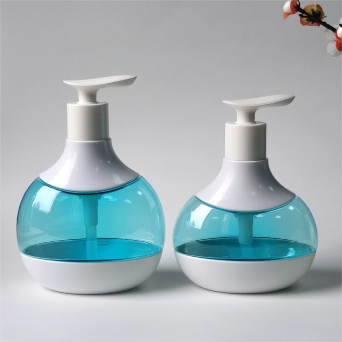 Special Heart Shape Design Shampoo Shower Gel Lotion Bottle With Full Plastic Dispenser PB0142 - Image 5