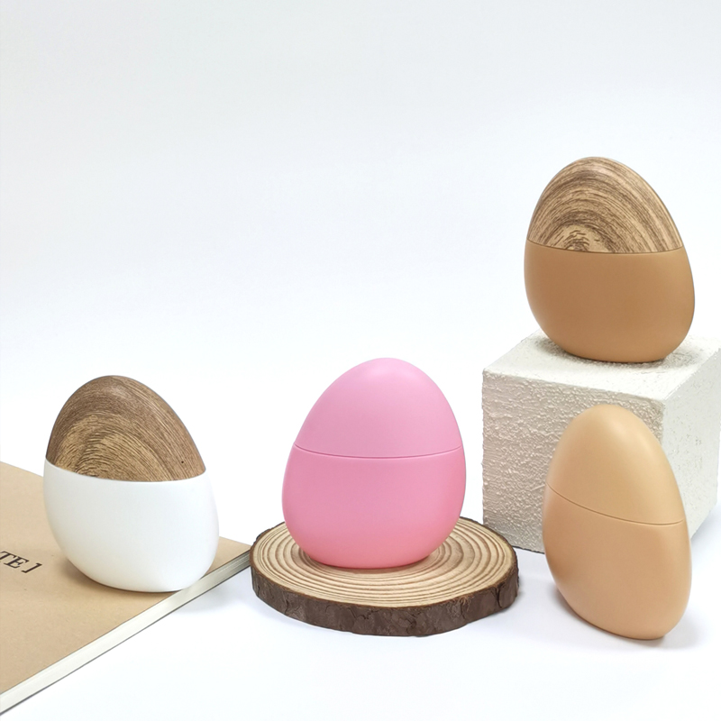 Oval Cute Shape PE PCR Recycled Unique Sunscreen Bottles TA0001
