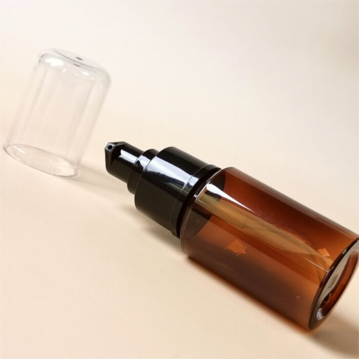 Korean Design Shoulder Inclined Plastic Bottle With Lotion Pump for Facial Cleanser Lotion Toner Serum PB0016 - Image 4