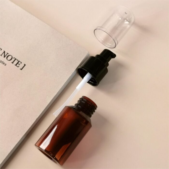 Korean Design Shoulder Inclined Plastic Bottle With Lotion Pump for Facial Cleanser Lotion Toner Serum PB0016 - Image 6