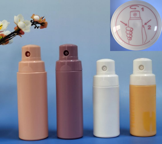 New Design Press Style Loose Dry Powder Spray Bottle XY0014