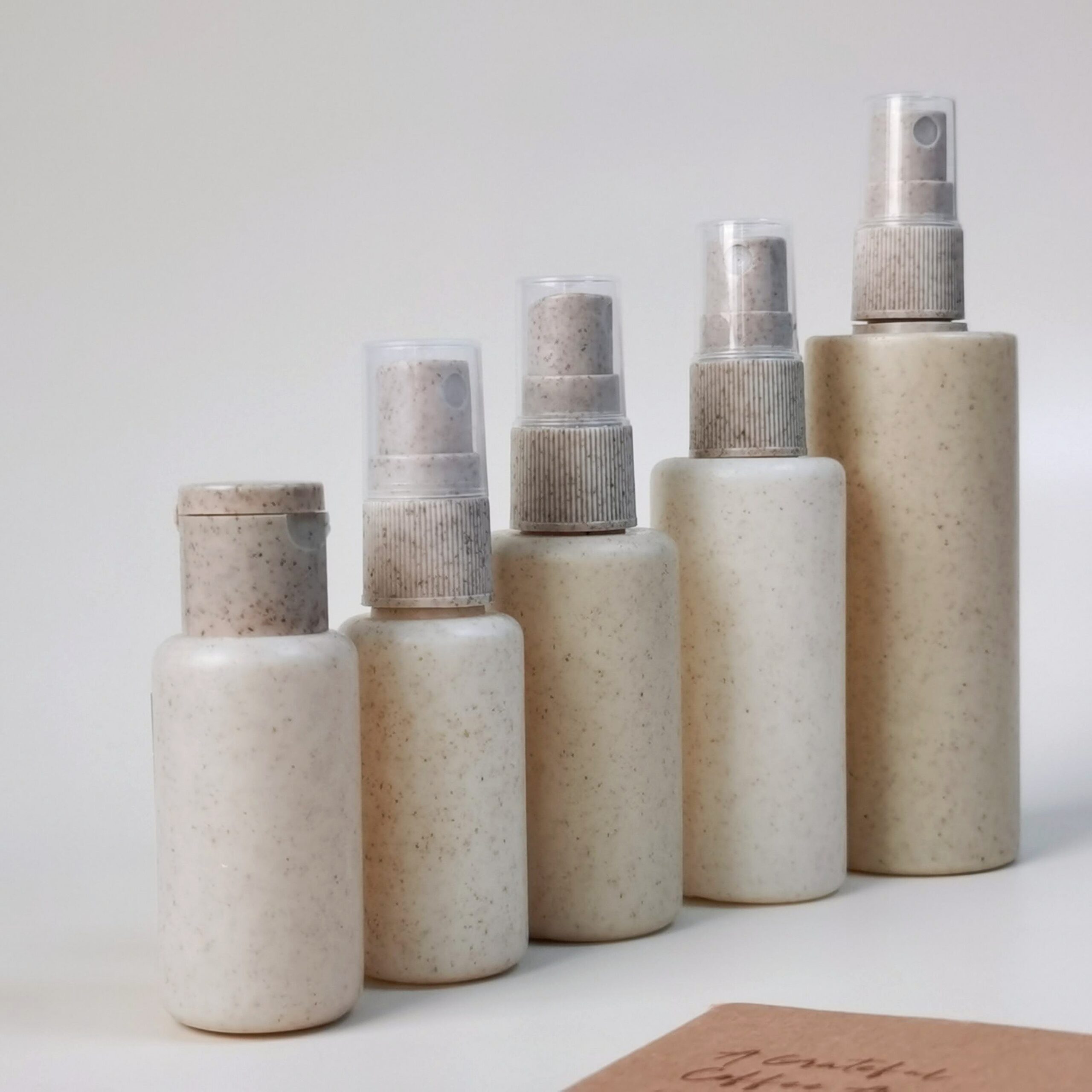 Environmental Wheat Straw Cosmetic Package Shampoo Bottle Lotion Bottle and Sprayer Bottle PB0218 - Image 7