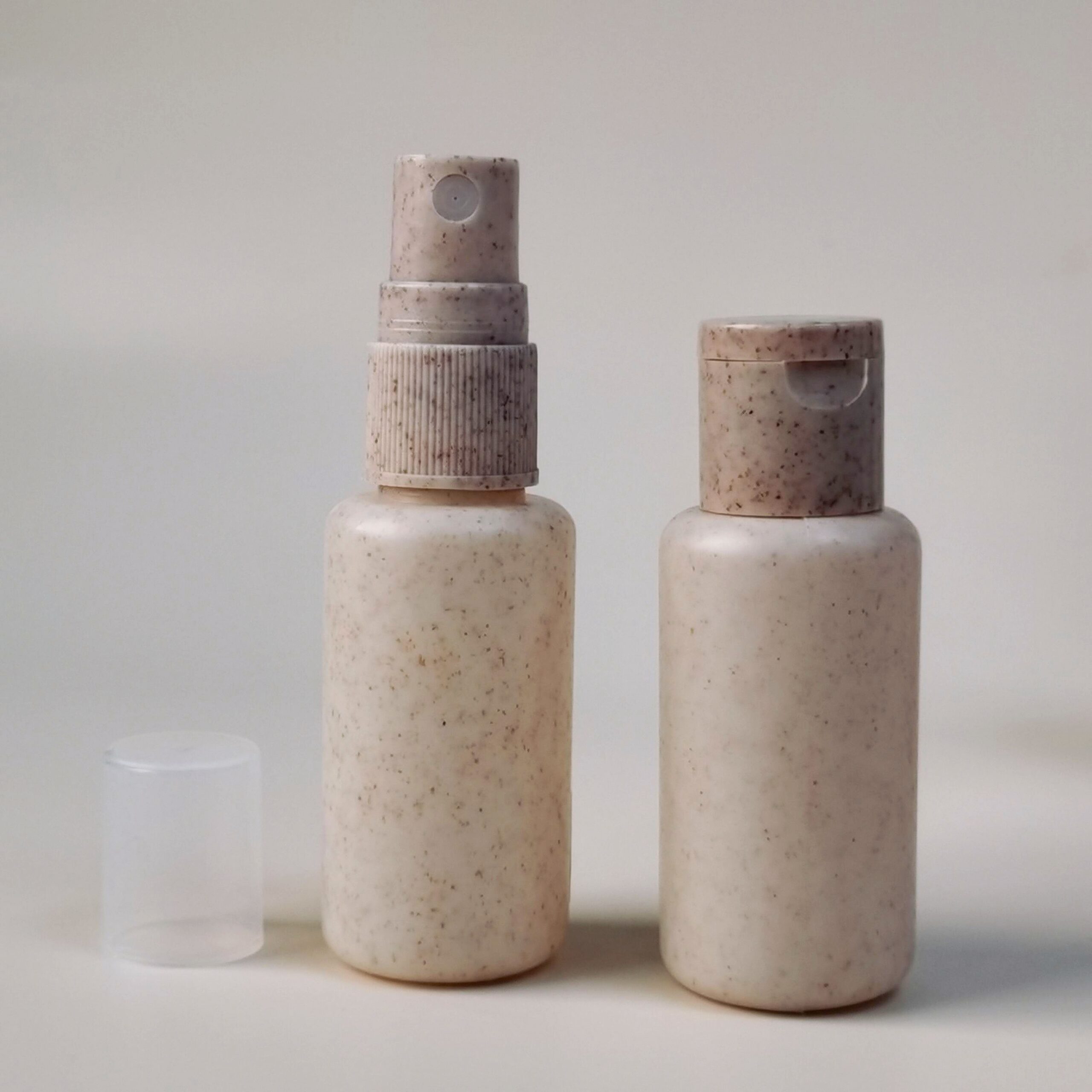 Environmental Wheat Straw Cosmetic Package Shampoo Bottle Lotion Bottle and Sprayer Bottle PB0218 - Image 5