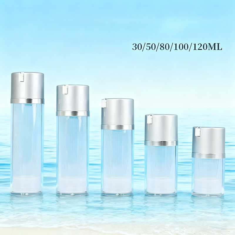 Full Size Double Wall Airless Pump Bottle Cosmetic Package For Serum Lotion AB0193 - Image 3