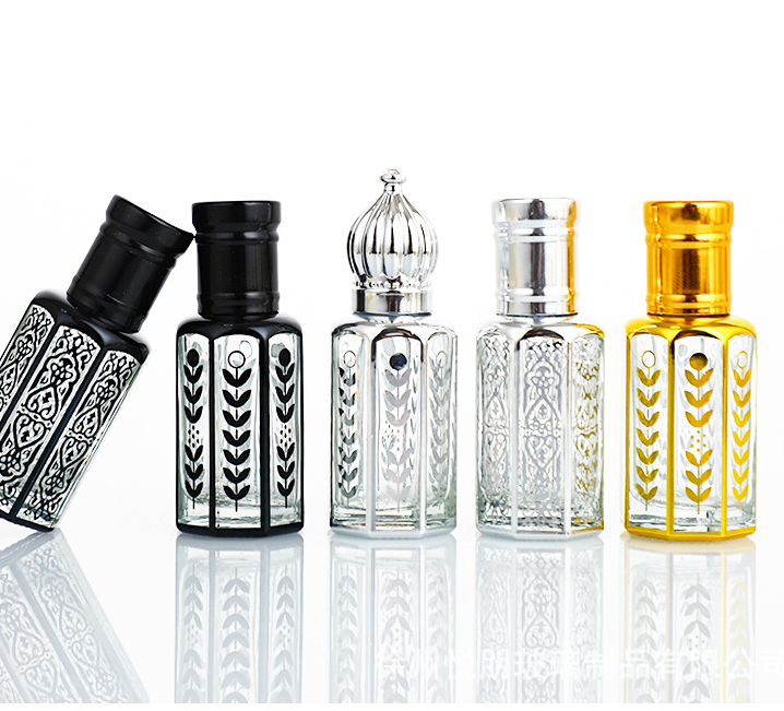 Mini Perfume Glass Bottle With Roll On Refillable Fancy Perfume Bottle GS0125