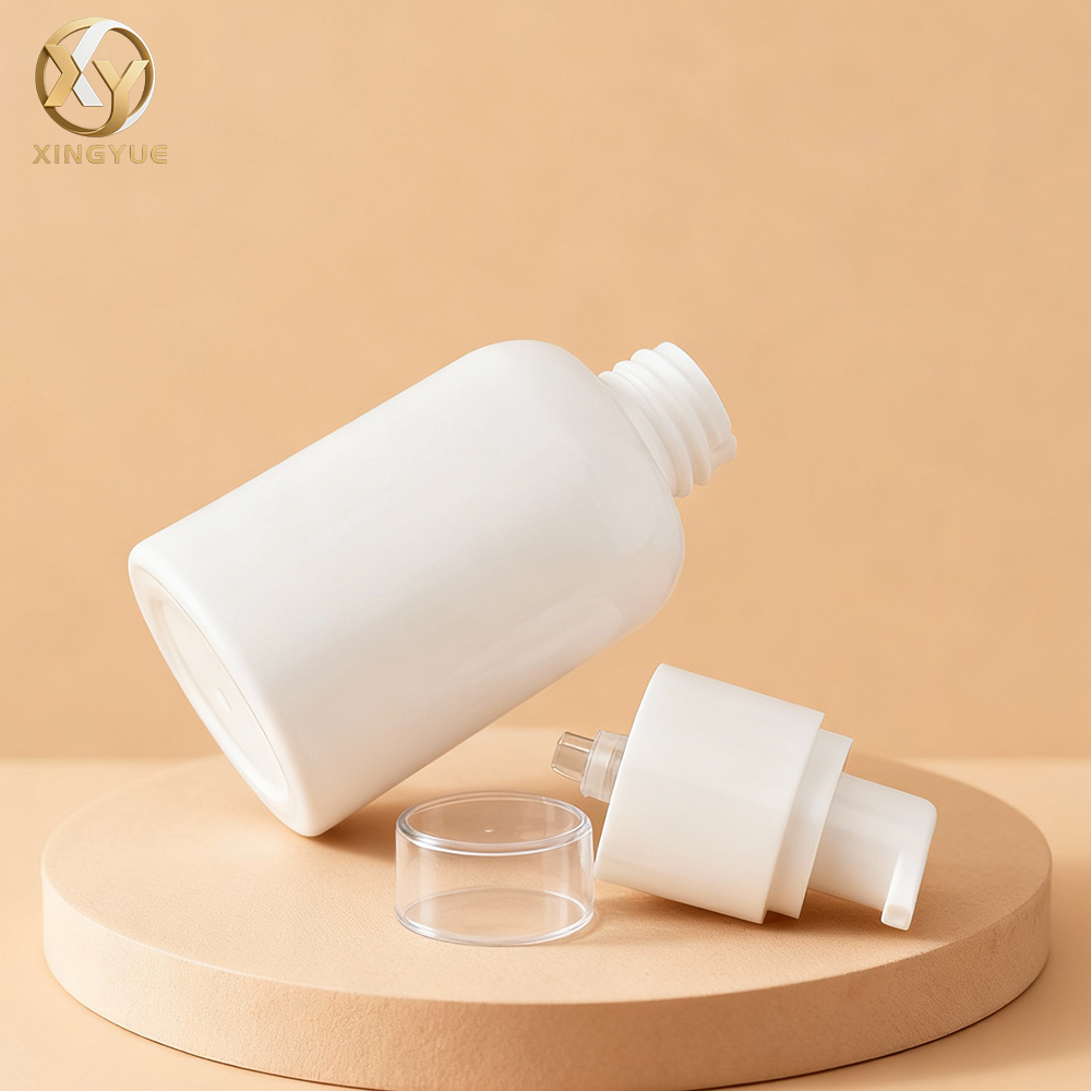 Soft Touch Boston Round Airless Pump Bottle AB0204 - Image 7