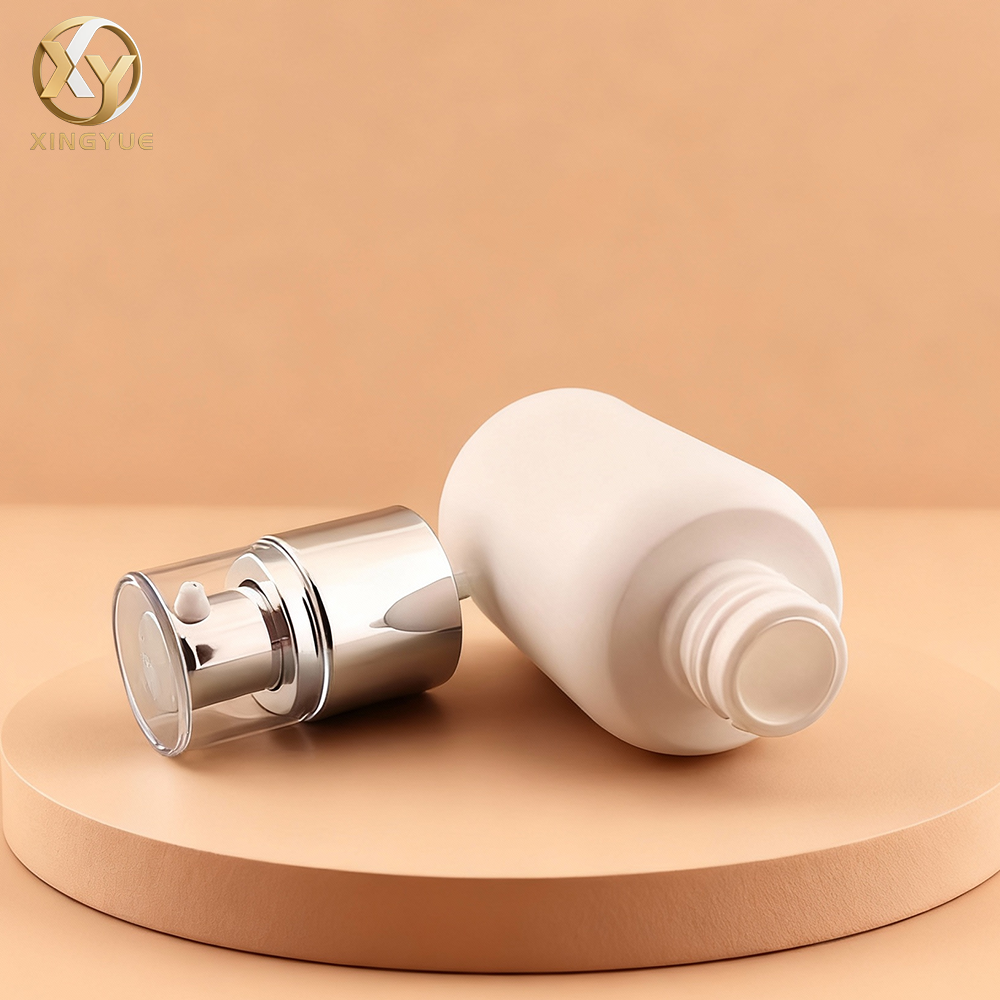 Soft Touch Boston Round Airless Pump Bottle AB0204 - Image 4