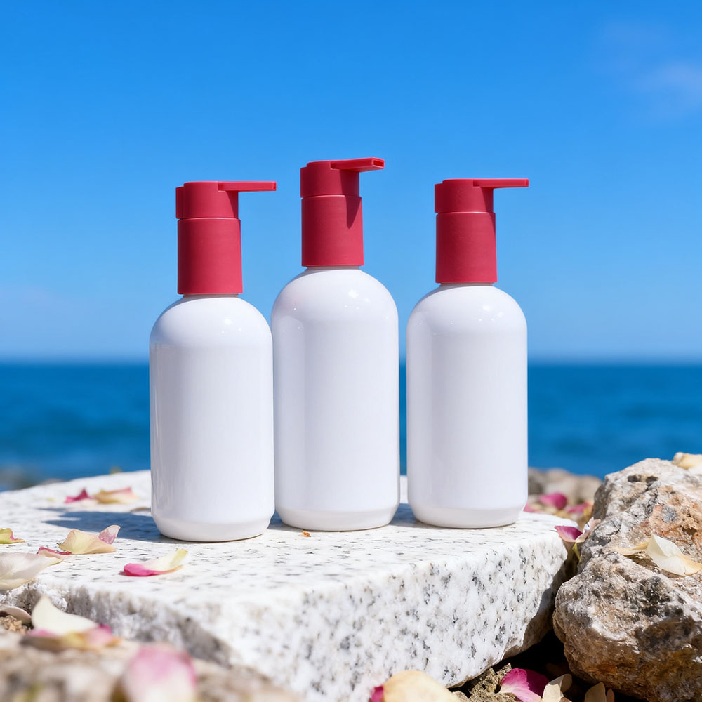 Hand Soap Pump With Boston Round Bottle PB0253 - Image 6