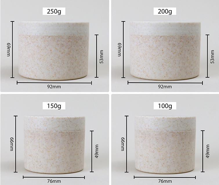 WHEAT STRAW MATERIAL CREAM JAR SERIES JA0082 - Image 4