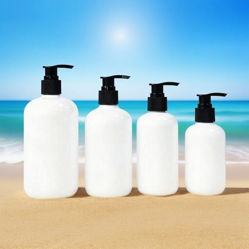 Big Size 500ml 350 250ml 200ml  Boston Round Shampoo Conditioner Bottle PB0254