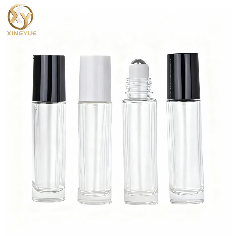 Hot Sale Matte And Clear Glass Perfume Bottle With Roll On GS0155